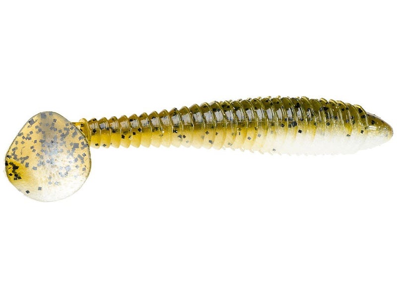 Strike King Rage Swimmer Fishing Lure, Soft Plastic Paddletail Minnow, Sleek Nose Cone, Softly Ribbed Body, Thin Tail - Image 5